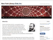 Tablet Screenshot of nylibraryclub.org